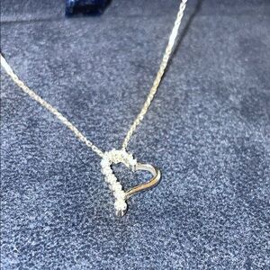 Rogers Jewelry Diamond Heart Necklace